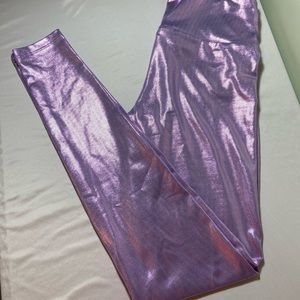 NWOT Adorable Forever 21 Purple Sparkle Leggings